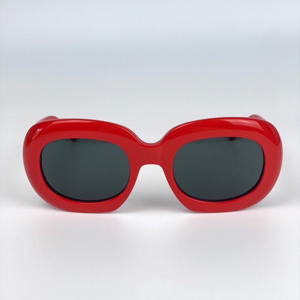 Celine CL40070I 66N BRAND NEW Sunglasses Square Red Grey Women - Picture 4 of 9